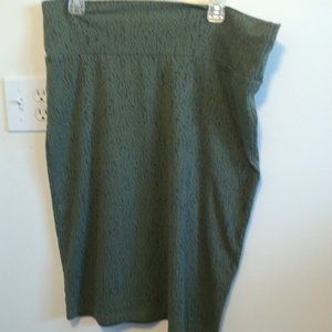 NWOT LuLaroe women's size 16 knee length, pencil skirt